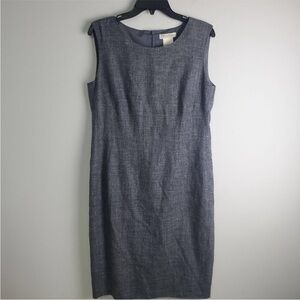Elegant Gray Sleeveless Dress